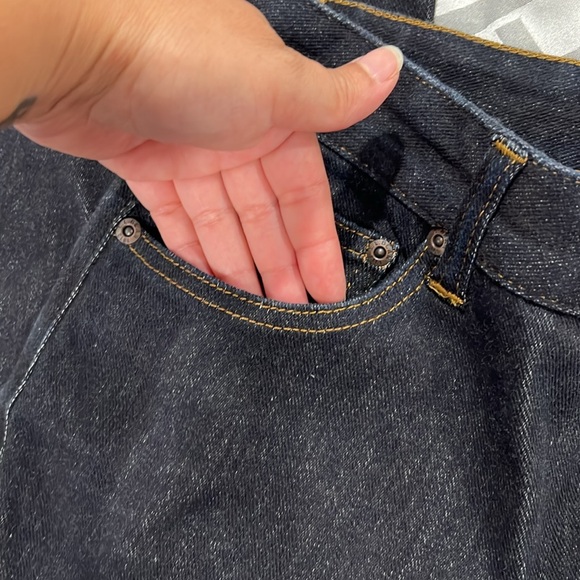 L.L.Bean Classic Straight Fit Jeans Comfort Knit Style Size 6 Regular NWT Pocket - Picture 5 of 7